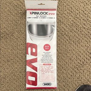 Shoei Pinlock EVO Lens for CWR-1, CW-1, CNS-1 Helmets - Clear Motorcycle ATV/UTV